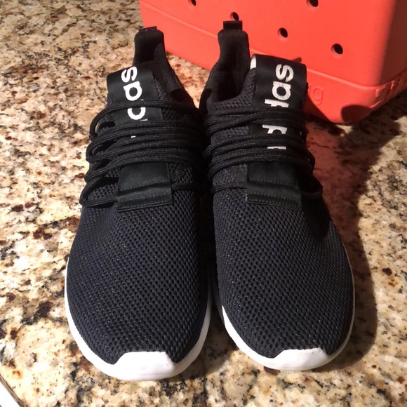 Light weight Men’s Adidas Tennis Shoes black size 12 - Picture 2 of 6